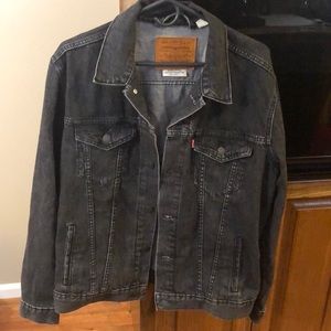 Levi’s black/grey wash denim jacket